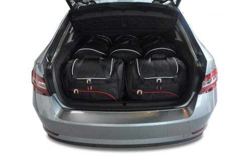 Przejdź do produktu Torby do bagażnika Skoda Superb Liftback III 2015–2024 – zestaw KJUST SPORT 5 szt., 7037011