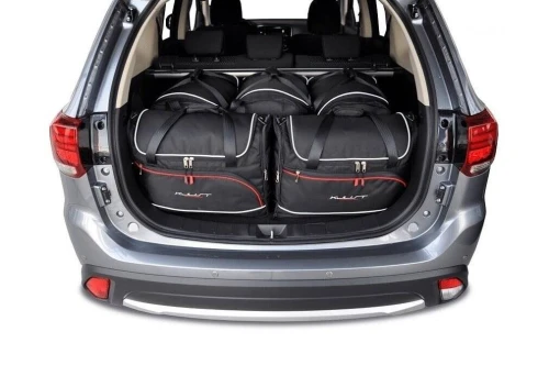 Torby do bagażnika Mitsubishi Outlander III 2012–2020 – zestaw KJUST AERO 5 szt., 7029014