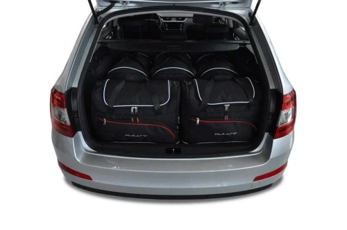 Torby do bagażnika Skoda Octavia Kombi / Scout / RS III 2013–2020 – zestaw KJUST SPORT 5 szt., 7037009