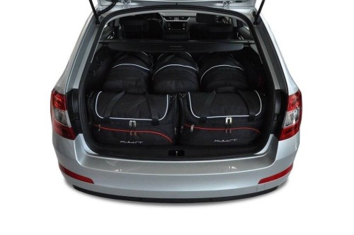 Przejdź do produktu Torby do bagażnika Skoda Octavia Kombi / Scout / RS III 2013–2020 – zestaw KJUST AERO 5 szt., 7037017