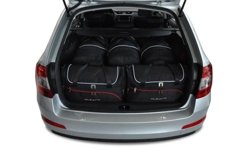 Torby do bagażnika Skoda Octavia Kombi / Scout / RS III 2013–2020 – zestaw KJUST AERO 5 szt., 7037017