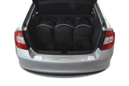 Torby do bagażnika Skoda Rapid Liftback II 2012–2019 – zestaw KJUST SPORT 5 szt., 7037005
