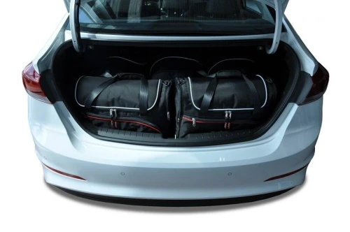 Torby do bagażnika Hyundai Elantra Limousine VI (AD) 2016–2020 – zestaw KJUST AERO 5 szt., 7018021