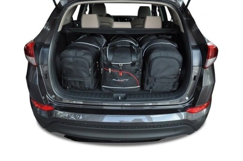 Przejdź do produktu Torby do bagażnika Hyundai Tucson III (TL) 2015–2020 – zestaw KJUST AERO 4 szt., 7018023