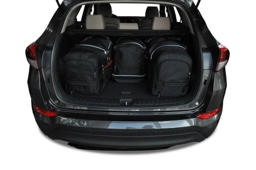 Torby do bagażnika Hyundai Tucson III (TL) 2015–2020 – zestaw KJUST AERO 4 szt., 7018023