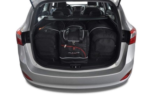 Przejdź do produktu Torby do bagażnika Hyundai i30 Wagon II 2012–2017 – zestaw KJUST SPORT 4 szt., 7018005