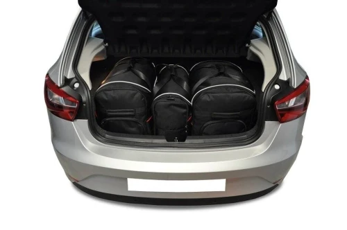 Torby do bagażnika Seat Ibiza Hatchback 5D IV 2008–2017 – zestaw KJUST AERO 3 szt., 7036017