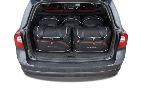 Przejdź do produktu Torby do bagażnika Volvo XC70 II (136) 2007–2016 – zestaw KJUST AERO 5 szt., 7042022