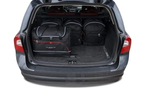 Torby do bagażnika Volvo V70 III (135) 2007–2016 – zestaw KJUST SPORT 5 szt., 7042008