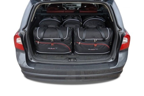 Przejdź do produktu Torby do bagażnika Volvo V70 III (135) 2007–2016 – zestaw KJUST AERO 5 szt., 7042021