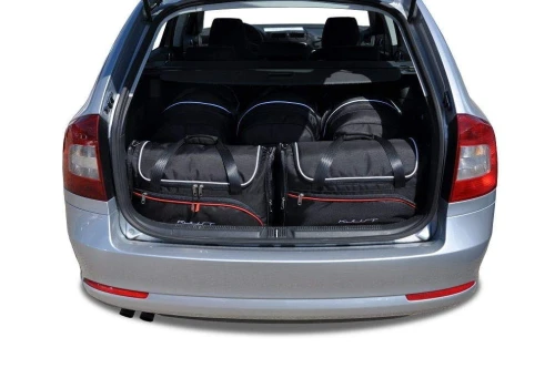 Torby do bagażnika Skoda Octavia Kombi / Scout II 2004–2013 – zestaw KJUST AERO 5 szt., 7037022