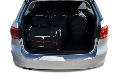Torby do bagażnika Volkswagen Passat Variant B7 2010–2014 – zestaw KJUST AERO 5 szt., 7043036
