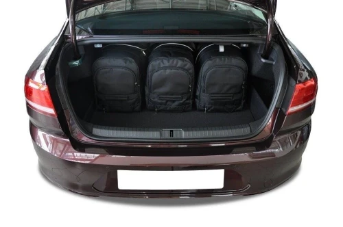 Torby do bagażnika Volkswagen Passat Limousine B8 2014–2021 – zestaw KJUST SPORT 5 szt., 7043009