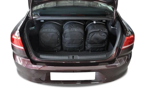 Torby do bagażnika Volkswagen Passat Limousine B8 2014–2021 – zestaw KJUST AERO 5 szt., 7043038