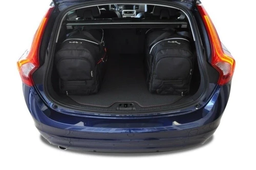 Torby do bagażnika Volvo V60 Cross Country I (157) 2015–2018 – zestaw KJUST SPORT 4 szt., 7042006
