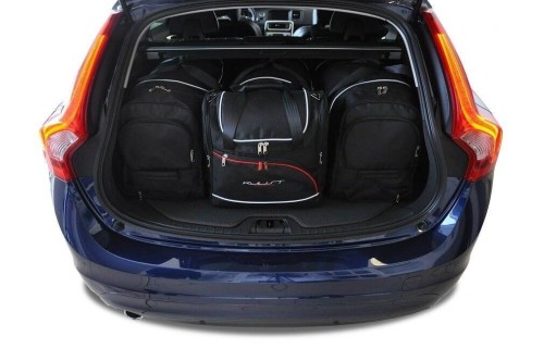 Przejdź do produktu Torby do bagażnika Volvo V60 Kombi I (155) 2010–2018 – zestaw KJUST AERO 4 szt., 7042017