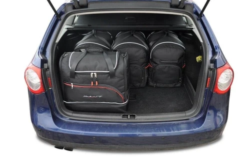 Torby do bagażnika Volkswagen Passat Variant B6 2005–2010 – zestaw KJUST SPORT 5 szt., 7043211