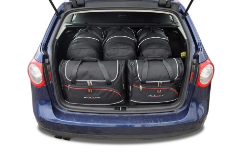 Przejdź do produktu Torby do bagażnika Volkswagen Passat Variant B6 2005–2010 – zestaw KJUST AERO 5 szt., 7043040