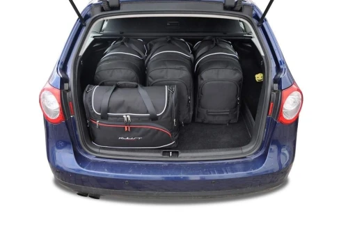 Torby do bagażnika Volkswagen Passat Variant B6 2005–2010 – zestaw KJUST AERO 5 szt., 7043040