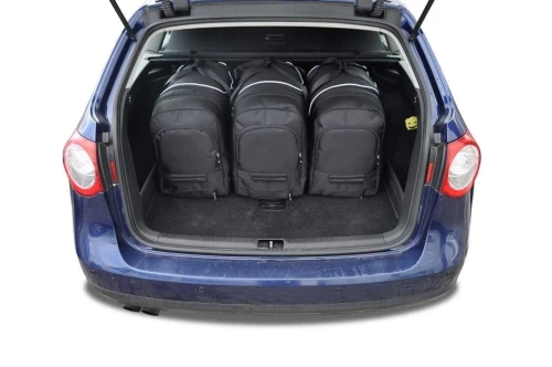 Torby do bagażnika Volkswagen Passat Variant B6 2005–2010 – zestaw KJUST AERO 5 szt., 7043040