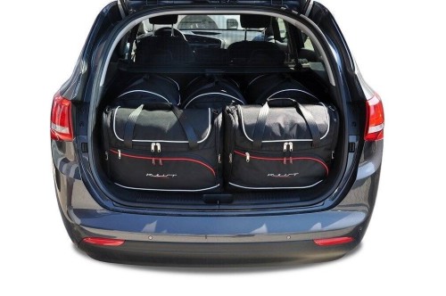 Przejdź do produktu Torby do bagażnika Kia Cee'd SW II 2012–2018 – zestaw KJUST AERO 5 szt., 7022016