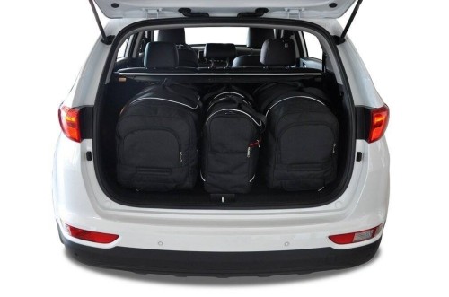 Przejdź do produktu Torby do bagażnika Kia Sportage IV 2016–2021 – zestaw KJUST AERO 4 szt., 7022019