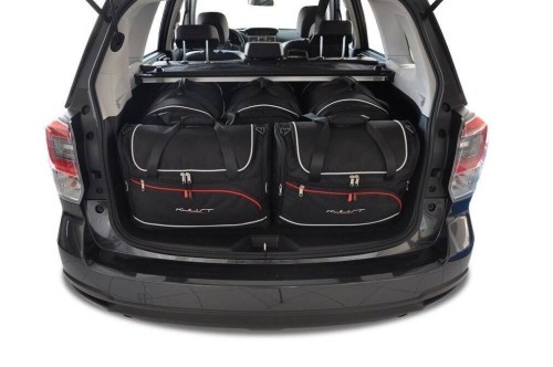 Przejdź do produktu Torby do bagażnika Subaru Forester IV (SJ) 2012–2018 – zestaw KJUST AERO 5 szt., 7038021