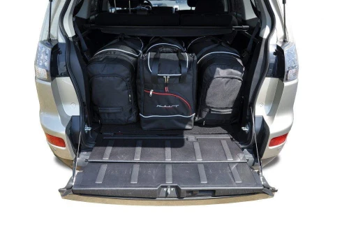 Torby do bagażnika Mitsubishi Outlander II 2006–2012 – zestaw KJUST SPORT 4 szt., 7029010
