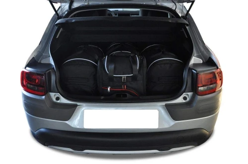 Torby do bagażnika Citroen C4 Cactus I 2014–2017 – zestaw KJUST SPORT 4 szt., 7010007