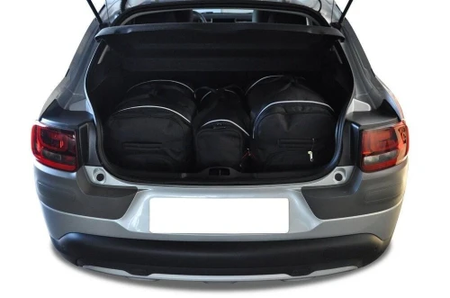 Torby do bagażnika Citroen C4 Cactus I 2014–2017 – zestaw KJUST SPORT 3 szt., 7010021