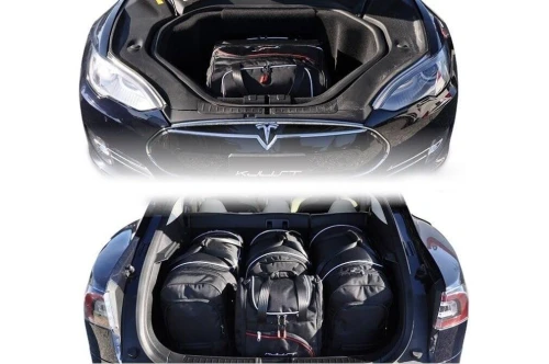 Torby do bagażnika Tesla Model S I (5YJS) 2012–2016 – zestaw KJUST AERO 6 szt., 7050001