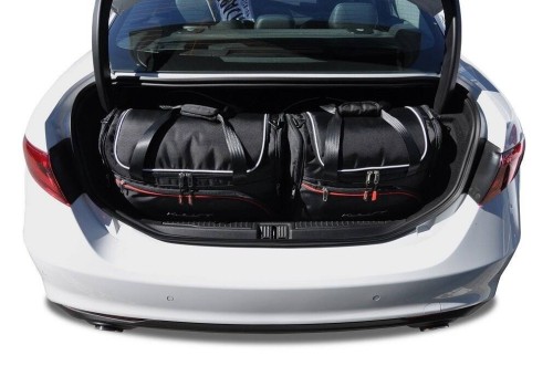 Przejdź do produktu Torby do bagażnika Alfa Romeo Giulia II (952) 2015+ – zestaw KJUST AERO 4 szt., 7001006