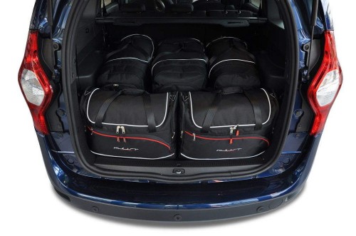 Przejdź do produktu Torby do bagażnika Dacia Lodgy I 2012–2022 – zestaw KJUST AERO 5 szt., 7011006