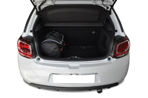 Torby do bagażnika Citroen DS3 Hatchback I (SA) 2009–2016 – zestaw KJUST AERO 3 szt., 7010010