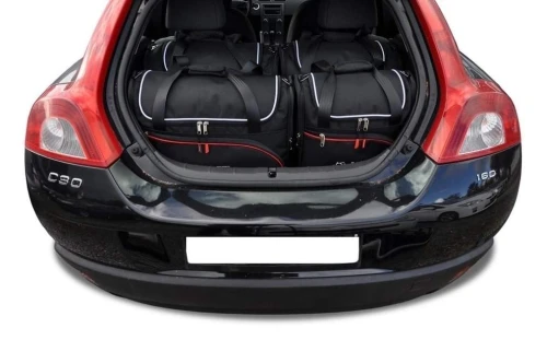 Torby do bagażnika Volvo C30 Hatchback I (533) 2006–2012 – zestaw KJUST AERO 4 szt., 7042027
