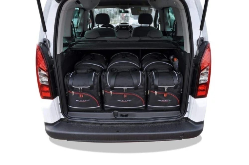 Torby do bagażnika Citroen Berlingo Combi II (B9) 2008–2018 – zestaw KJUST AERO 6 szt., 7010019