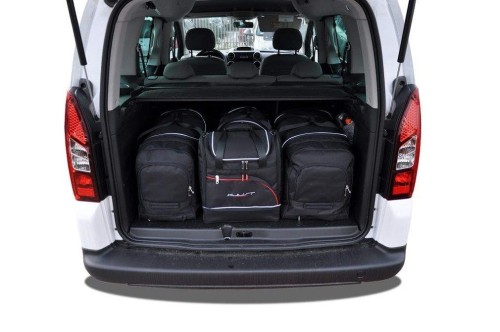 Przejdź do produktu Torby do bagażnika Peugeot Partner Tepee B9 2008–2019 – zestaw KJUST SPORT 4 szt., 7032001