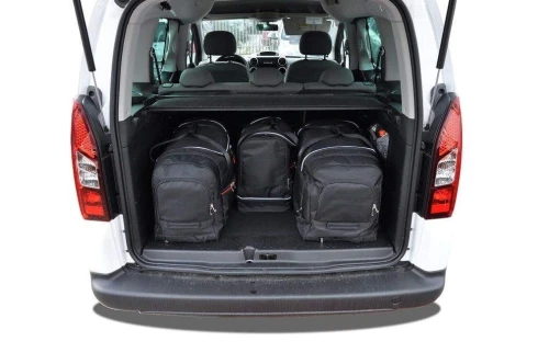 Torby do bagażnika Peugeot Partner Tepee B9 2008–2019 – zestaw KJUST SPORT 4 szt., 7032001