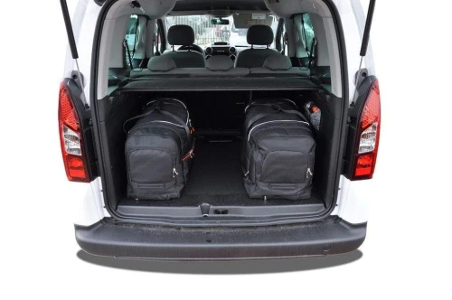 Torby do bagażnika Peugeot Partner Tepee B9 2008–2019 – zestaw KJUST SPORT 4 szt., 7032001