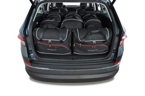 Przejdź do produktu Torby do bagażnika Skoda Kodiaq I 2016–2023 – zestaw KJUST AERO 5 szt., 7037024