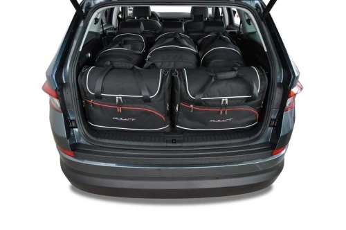 Torby do bagażnika Skoda Kodiaq I 2016–2023 – zestaw KJUST AERO 5 szt., 7037024