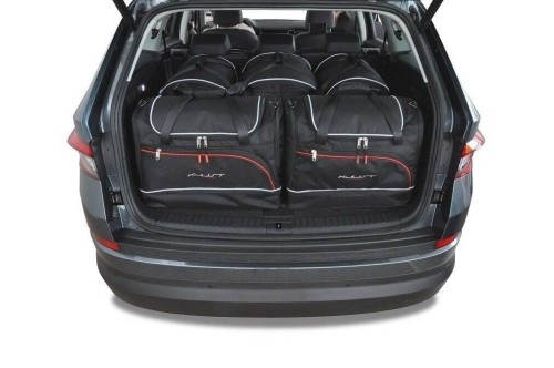 Przejdź do produktu Torby do bagażnika Skoda Kodiaq I 2016–2023 – zestaw KJUST SPORT 5 szt., 7037023