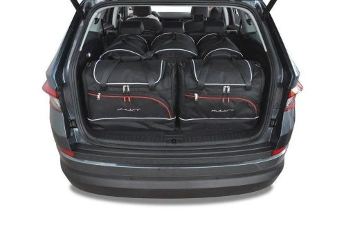 Torby do bagażnika Skoda Kodiaq I 2016–2023 – zestaw KJUST SPORT 5 szt., 7037023