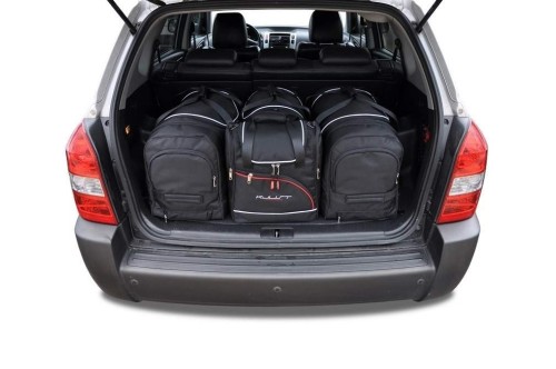 Przejdź do produktu Torby do bagażnika Hyundai Tucson I (JM) 2004–2010 – zestaw KJUST AERO 4 szt., 7018026