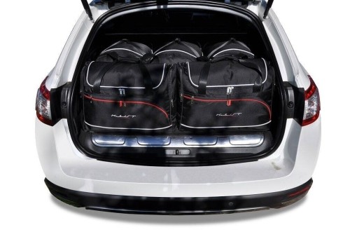 Przejdź do produktu Torby do bagażnika Peugeot 508 RXH Hybrid I 2012–2014 – zestaw KJUST AERO 5 szt., 7032018