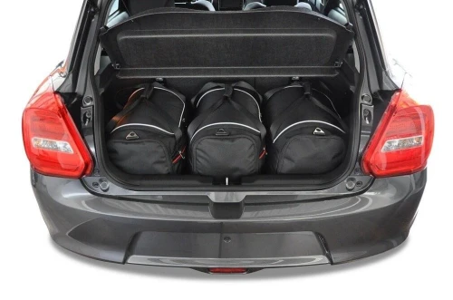 Torby do bagażnika Suzuki Swift VI (AZ) 2017–2024 – zestaw KJUST SPORT 3 szt., 7039003