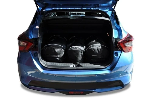 Torby do bagażnika Nissan Micra V 2017–2023 – zestaw KJUST AERO 3 szt., 7030015