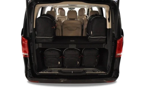 Torby do bagażnika Mercedes-Benz V Long W447 2015+ – zestaw KJUST SPORT 7 szt., 7027052