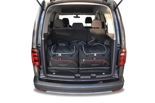 Torby do bagażnika Volkswagen Caddy IV 2015–2020 – zestaw KJUST SPORT 5 szt., 7043034