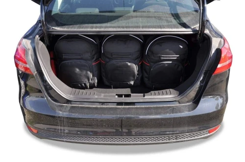 Torby do bagażnika Ford Focus Limousine III 2011–2018 – zestaw KJUST AERO 5 szt., 7015014